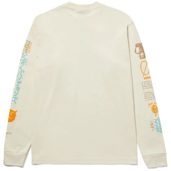 Huf x Smashing Pumpkins Crush Long Sleeve T-Shirt Bone Natural L Large - NEW NWT - Picture 2 of 8